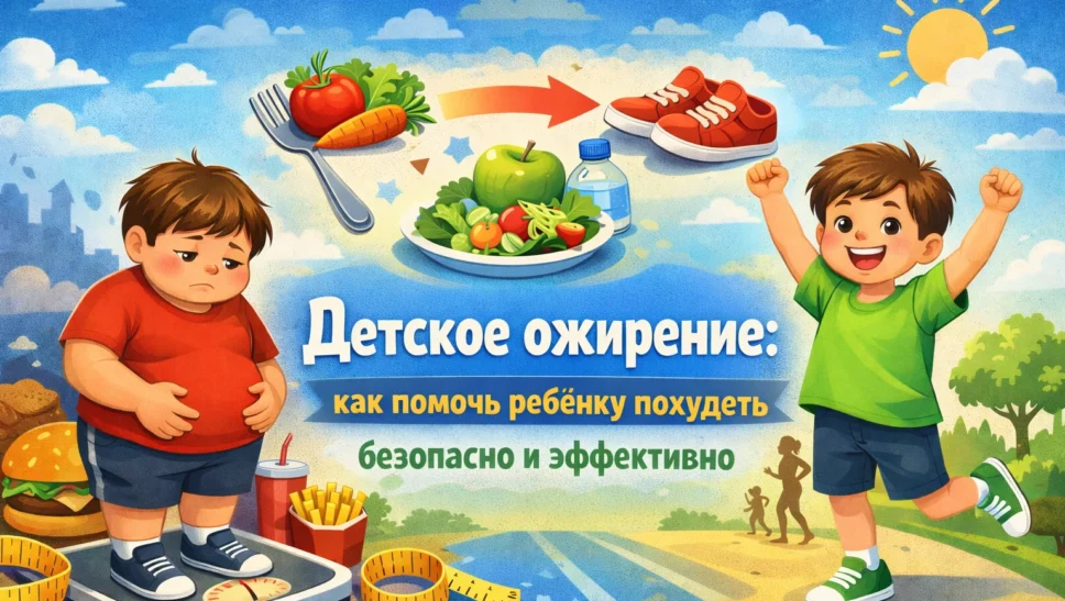 Детское ожирение как помочь ребенку похудеть безопасно и эффективно